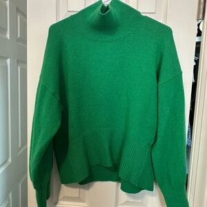 a new day Vibrant Green Cowl Neck Sweater